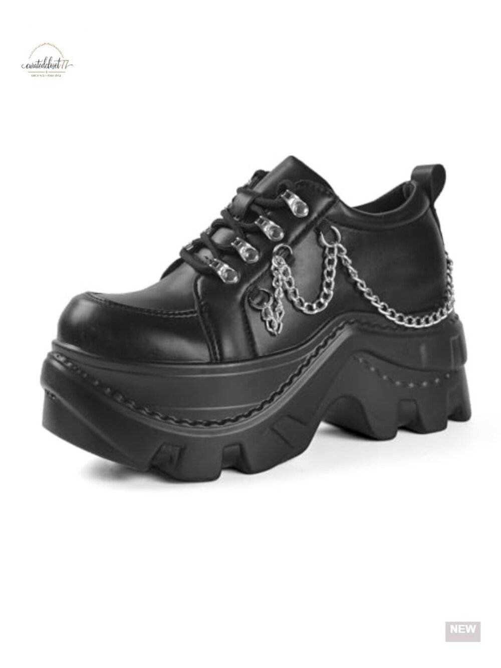 Women's Faux Leather Platform Wedge Sneakers Chunky Y2K Casual Wedding